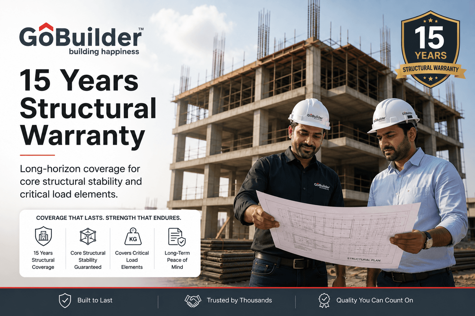15 Years Structural Warranty audit differentiator visual